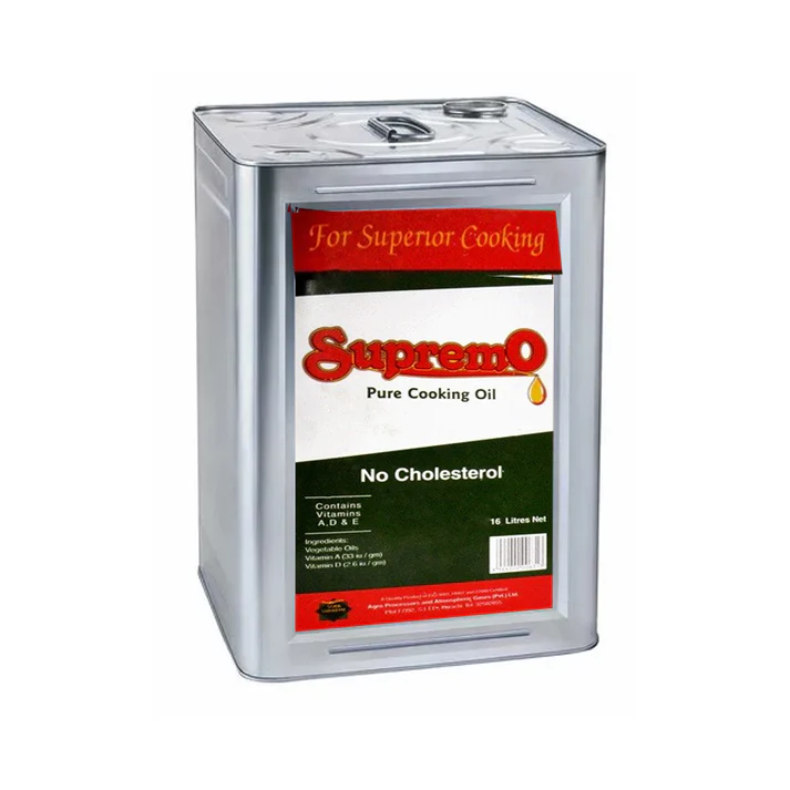 SOYA SUPREME COOKING OIL SUPREMO 16LTR TIN