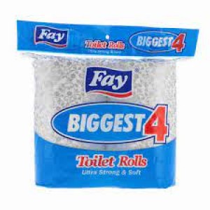 FAY BIGGEST 4 TOILET ROLLS 2PLY
