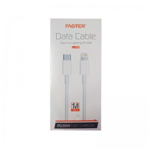 FASTER L1-PD TYPE-C TO LIGHTNING CABLE