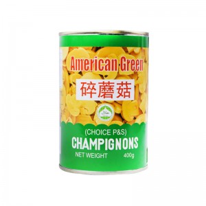 AMERICAN GREEN MUSHROOM WHOLE 400G