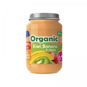 DEVA BABY FOOD ORGANIC KIWI BANANA & APPLE 190GM