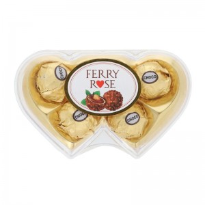 FERRY ROSE CHOCOLATE DOUBLE HEART T-5
