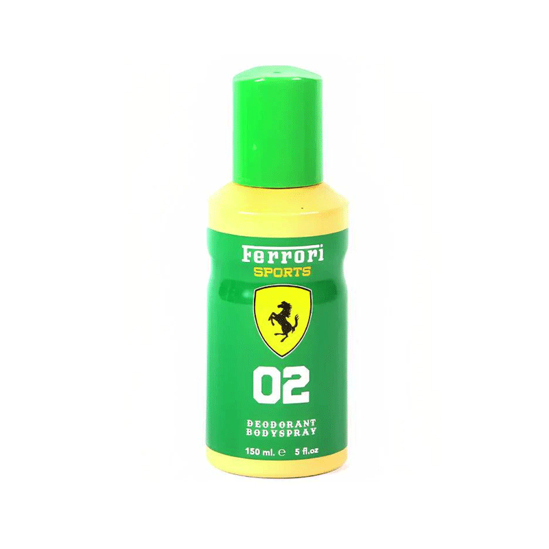 FERRORI SPORTS LIGHT GREEN 02 BODY SPRAY 150ML