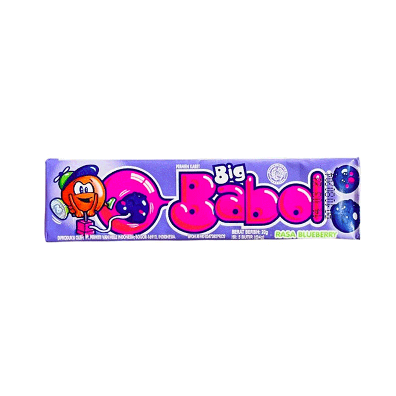 BIG BABOL RASA BLUEBERRY CHEW STICK 20GM