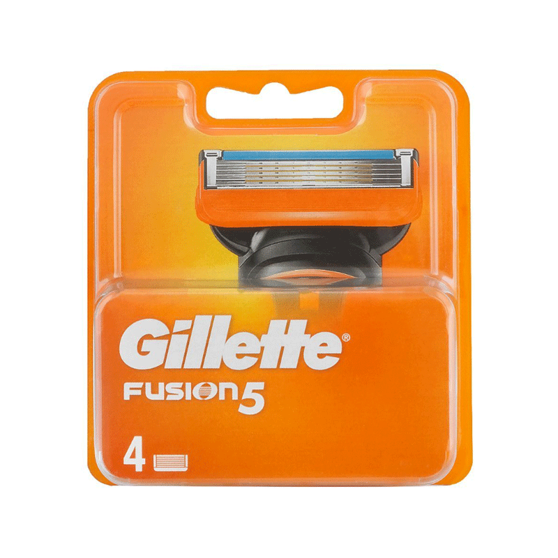 GILLETTE FUSION 5 CARTRIDGES 4'S 1PCS