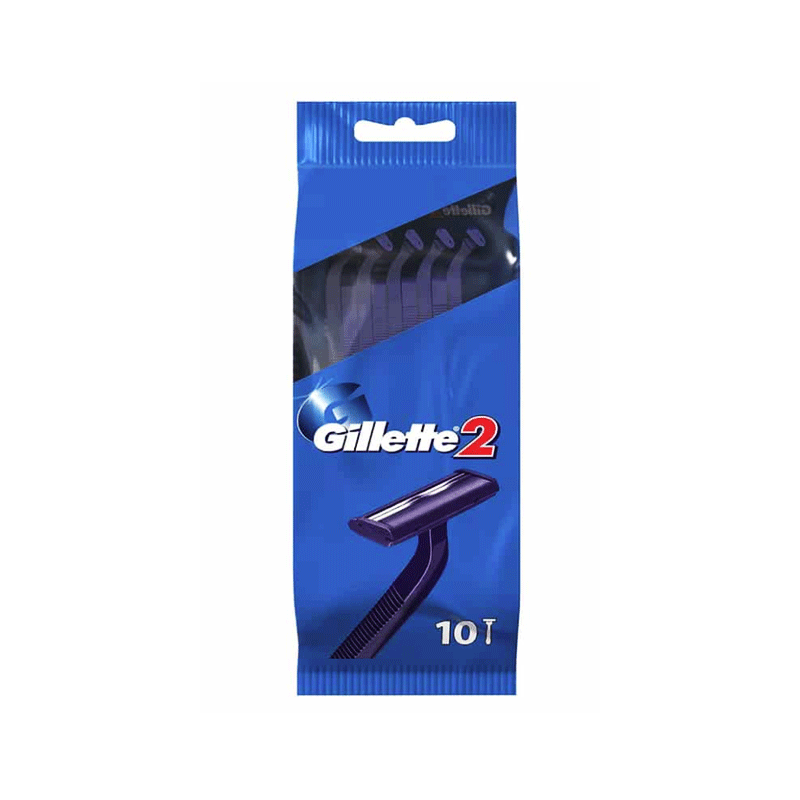GILLETTE 2 RAZOR 10'S POUCH