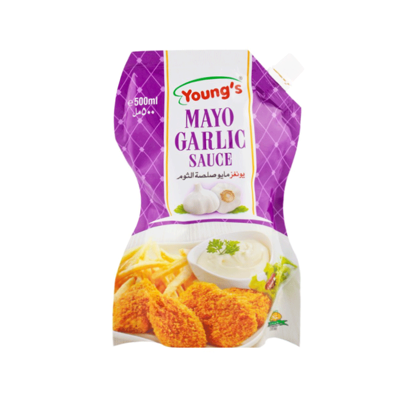 YOUNG`S FRENCH MAYO GARLIC POUCH 500ML