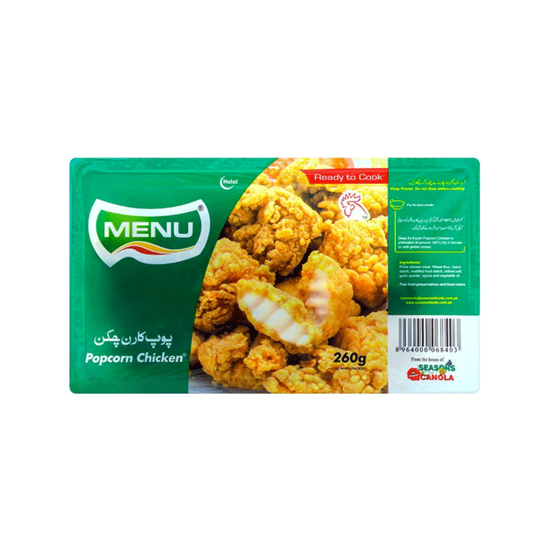 MENU POPCORN CHICKEN 260G