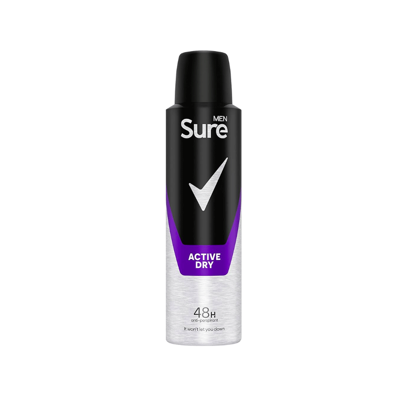 SURE MEN BODY SPRAY ACTIVE DRY 150ML