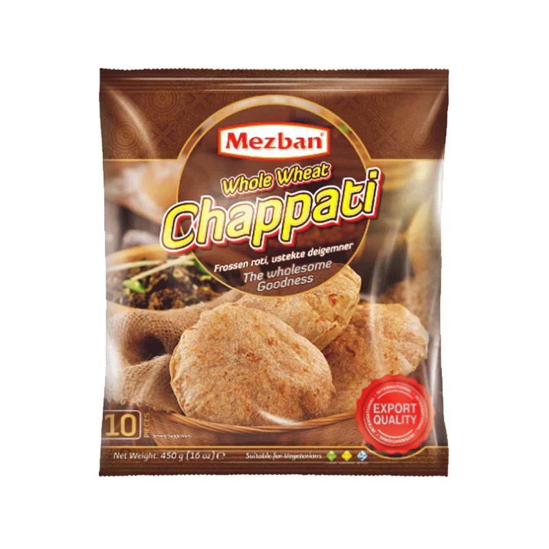 MEZBAN WHOLE WHEAT CHAPPATI 10'S