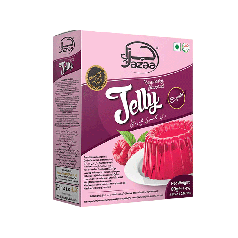 JAZAA RASPBERRY JELLY 80GM