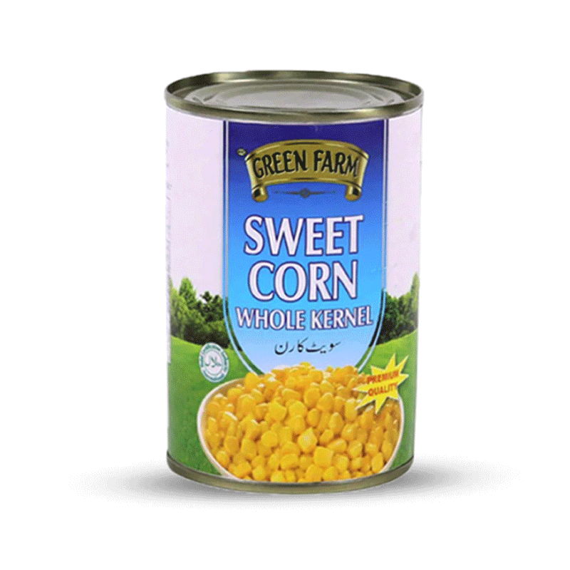 GREEN FARM SWEET CORN WHOLE 400GM