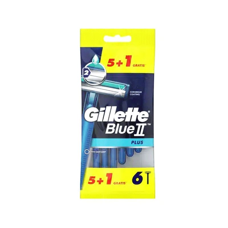 GILLETTE BLUE 2 PLUS RAZOR 5+1 POUCH