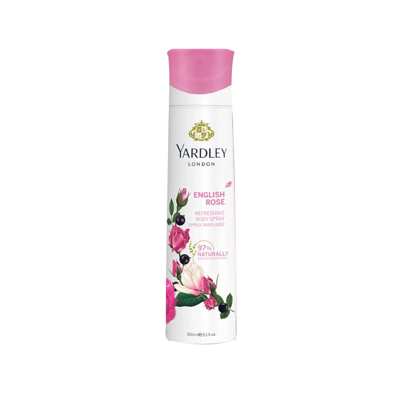 YARDLEY BODY SPRAY ENGLISH ROSE 150ML