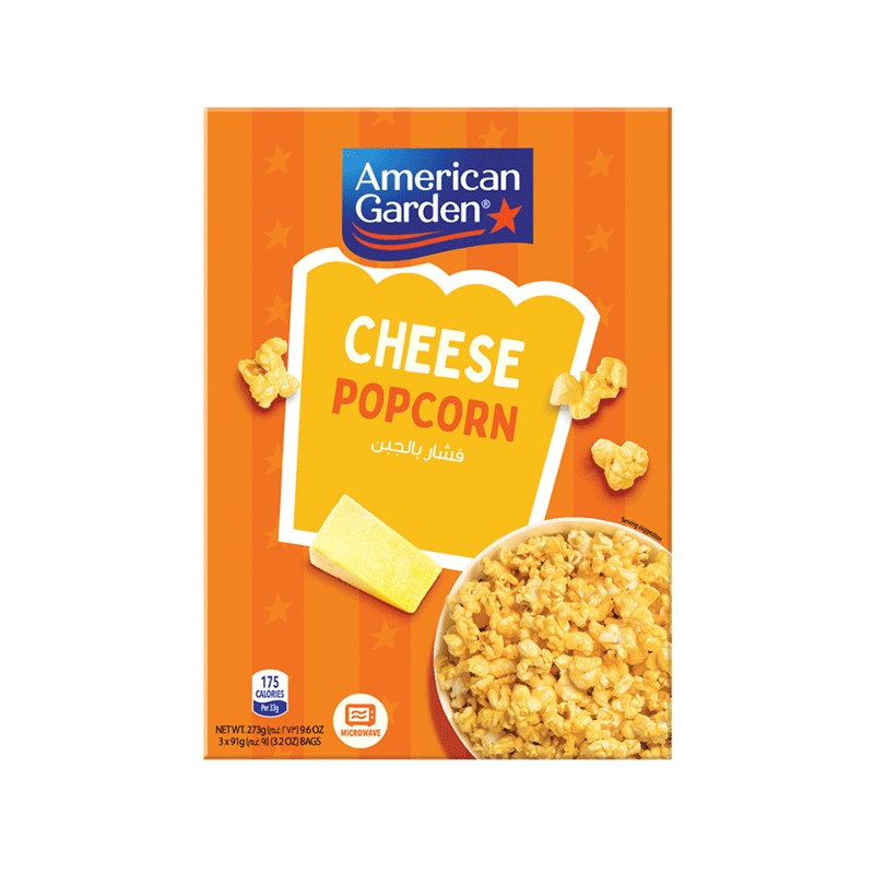 AMERICAN GARDEN POPCORN CHEESE 273GM