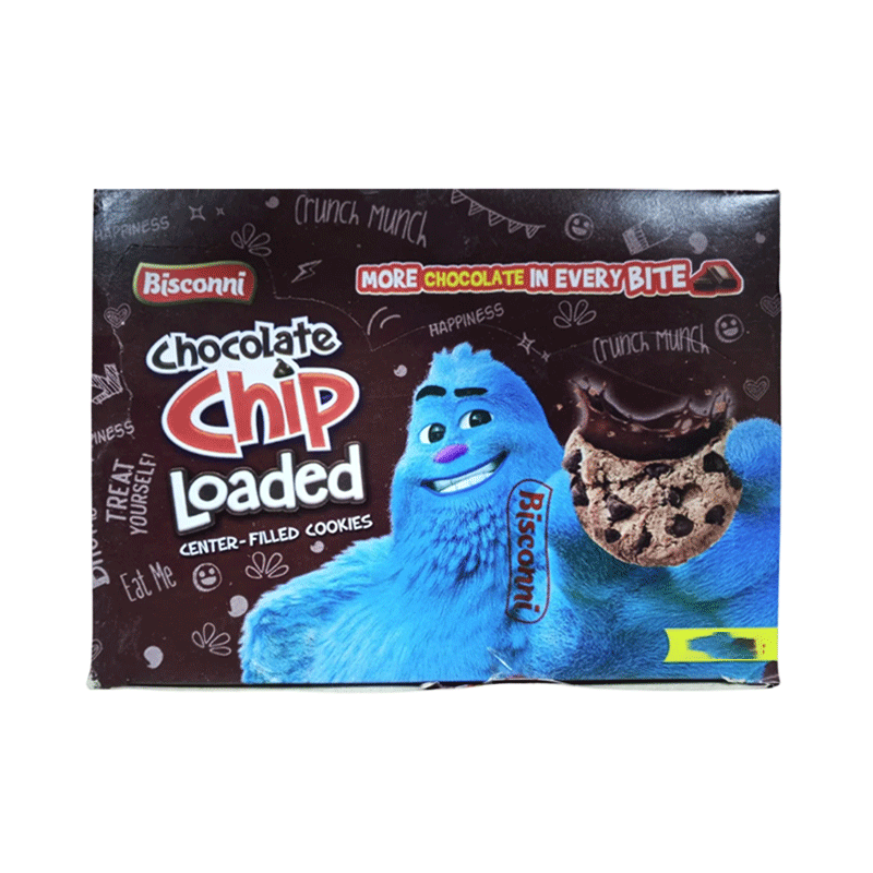 BISCONNI BISCUITS CHOCOLATE CHIP LOADED 15'S