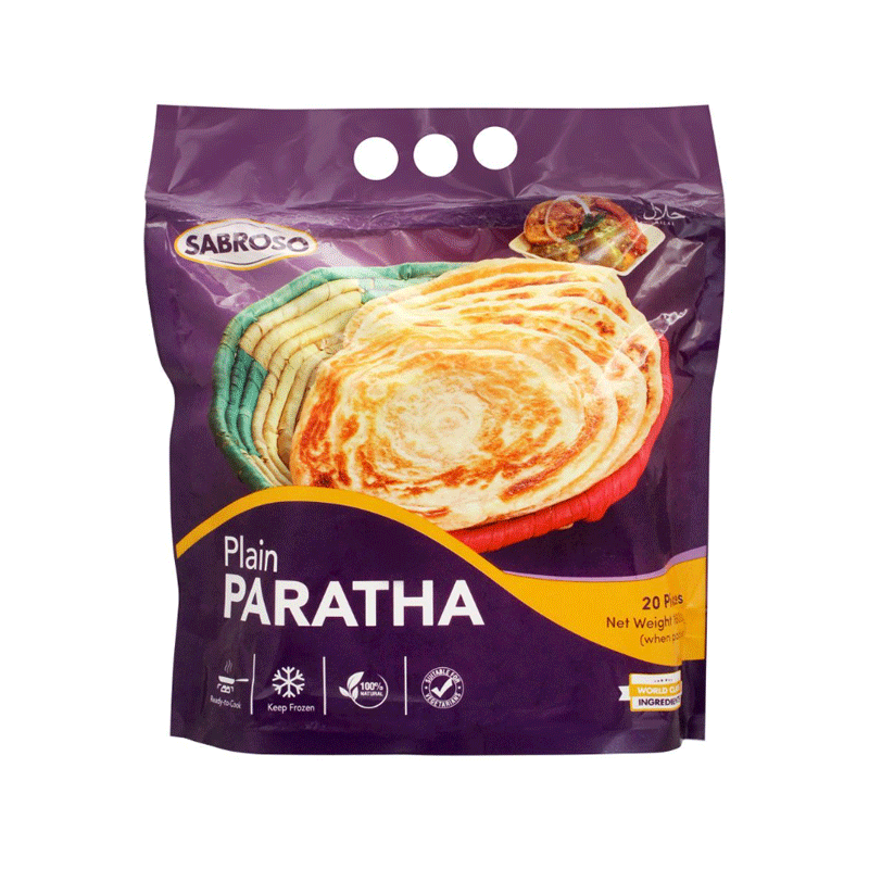 SABROSO PLAIN PARATHA 20'S