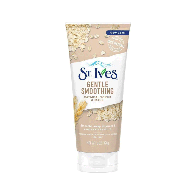 STIVES GENTLE SMOOTHING SCRUB & MASK OATMEAL 170GM