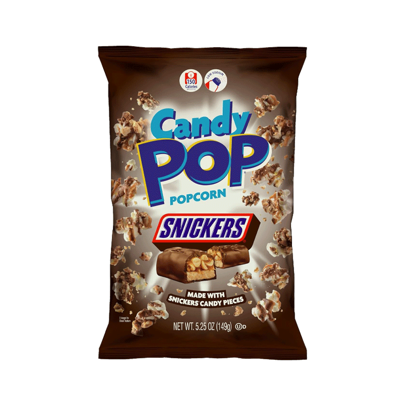 CANDYPOP POPCORN WITH SNICKERS 149GM