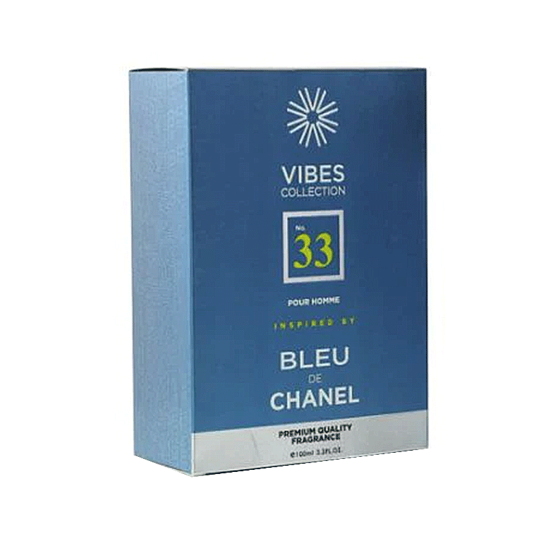 VIBES COLLECTION PERFUME NO.33 FOR MEN 100ML