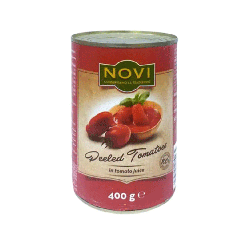 NOVI PEELED TOMATOES 400GM