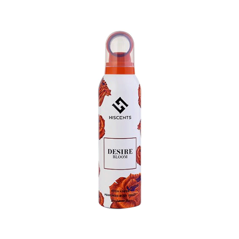 HISCENTS DESIRE BLOOM PERFUME BODY SPRAY 200ML