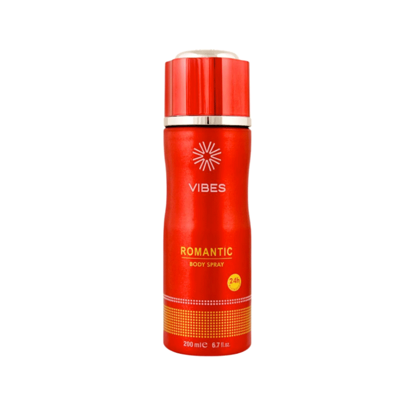 VIBES BODY SPRAY ROMANTIC 200ML