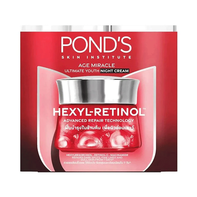 PONDS AGE MIRACLE NIGHT CREAM HEXYL-RETINOL 50GM