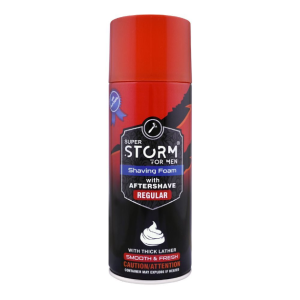 SUPER STORM FOR MEN SHAVING FOAM REGULAR 400ML