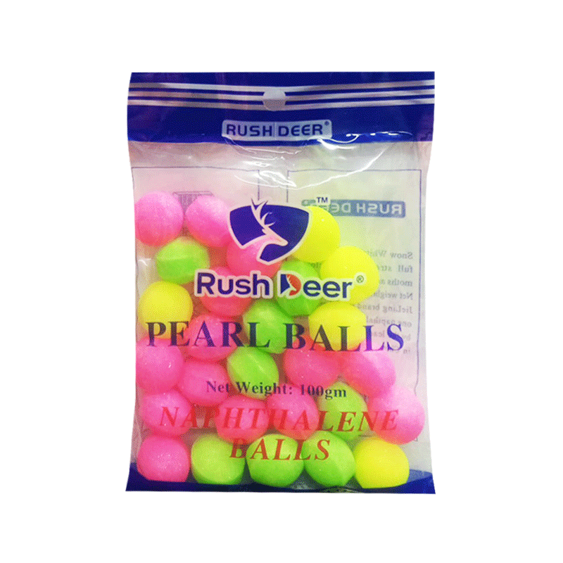 RUSH DEER PEARL NAPTHELENE BALLS 100GM