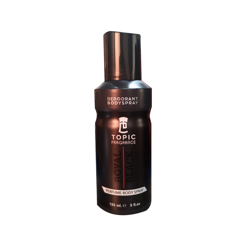 TOPIC BODY SPRAY BLACK 150ML