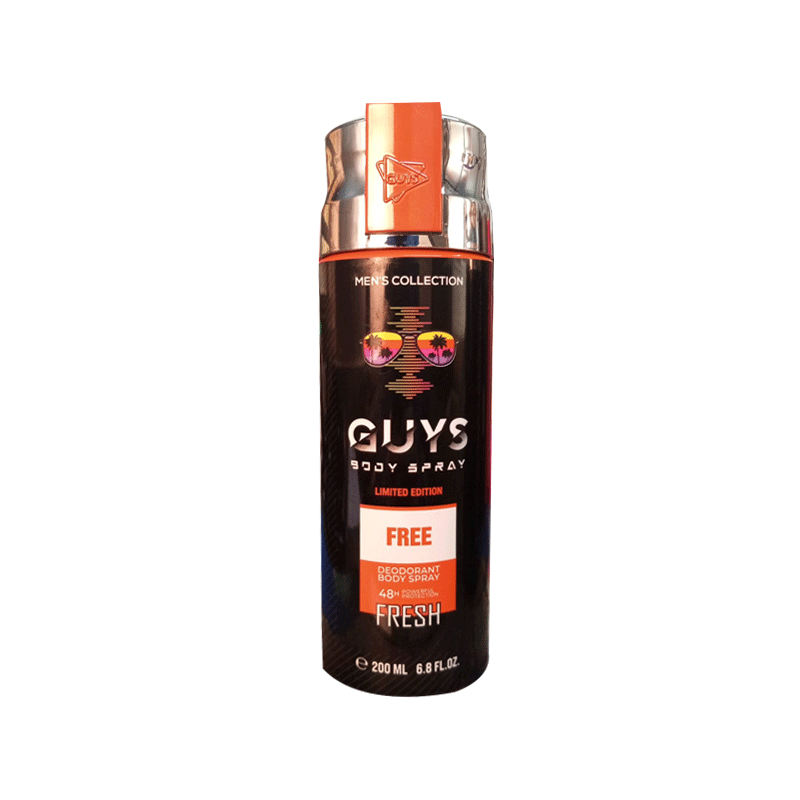 GUYS BODY SPRAY FREE FRESH 200ML