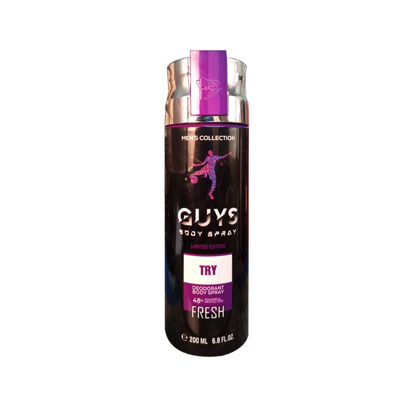 GUYS BODY SPRAY TRY FRESH 200ML