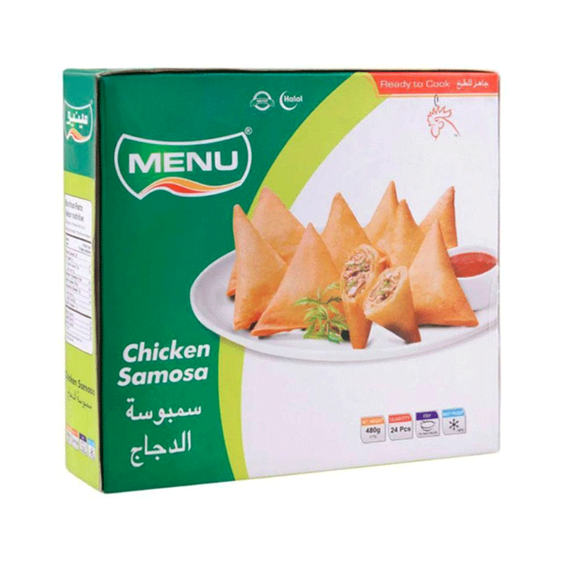 MENU CHICKEN SAMOSA 24PCS 480GM