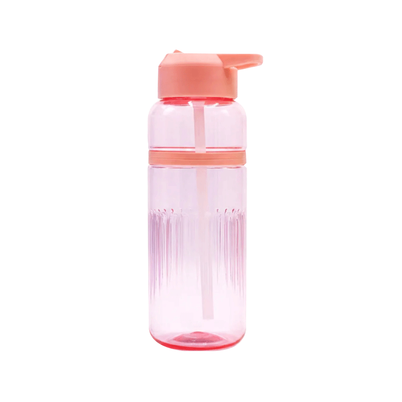 HAPPY HOUSE SLIDE & SIP WATER BOTTLE 800ML PINK 1'S