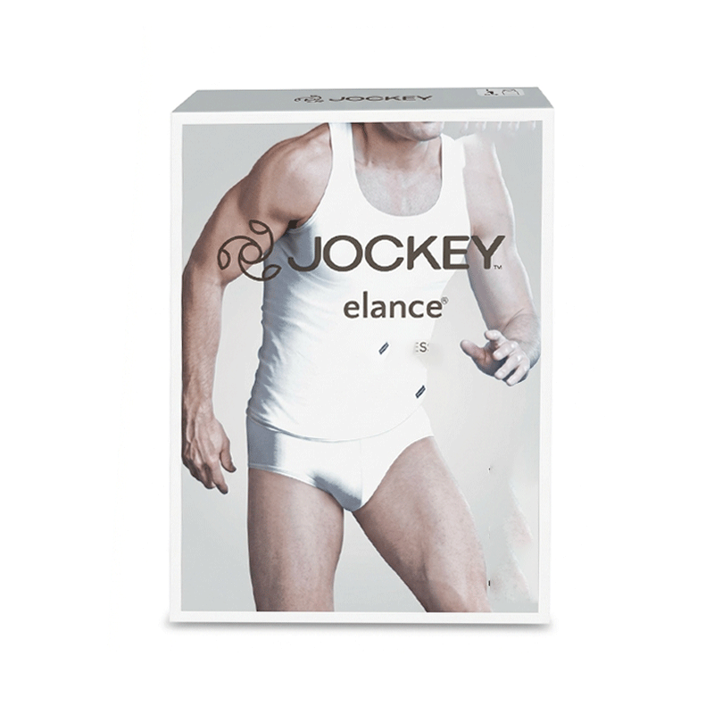 JOCKEY 1040 WHITE SEAMLESS A-SHIRT LARGE