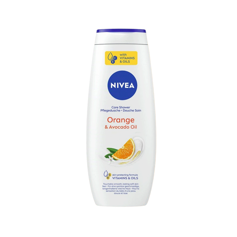NIVEA ORANGE & AVOCADO OIL SHOWER GEL 500ML GERMANY