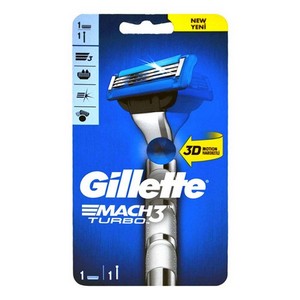 GILLETTE MACH 3 RAZOR TURBO ALOE