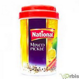 NATIONAL PICKLE MIXED 1KG JAR