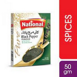 NATIONAL PURE BLACK PEPPER POWDER 50GM