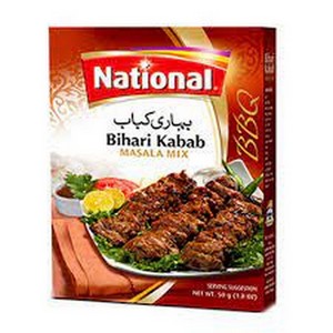 NATIONAL BIHARI KABAB MASALA MIX 50GM