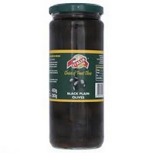 ITALIA BLACK PLAIN OLIVES 450G