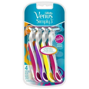 GILLETTE RAZOR VENUS 3 4`S