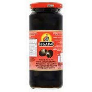 FIGARO PITTED BLACK OLIVES 340GM