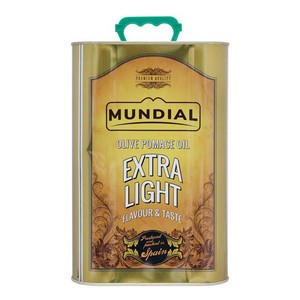 MUNDIAL OLIVE OIL EXTRA LIGHT 3LTR TIN