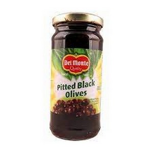 DEL MONTE PITTED BLACK OLIVES 235GM