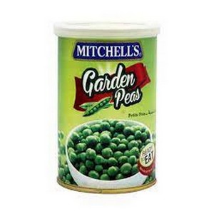 MITCHELLS GARDEN PEAS 450GM