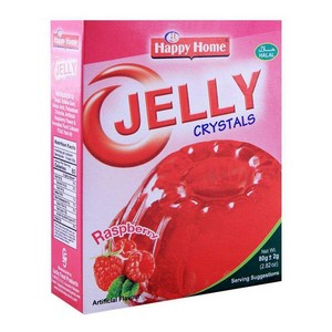 HAPPY HOME JELLY CRYSTALS RASPBERRY 80G