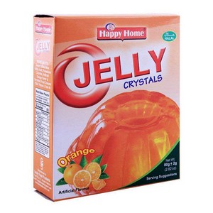 HAPPY HOME JELLY CRYSTALS ORANGE 80G